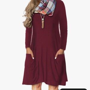 VOIANLIMO Plus Size Dress